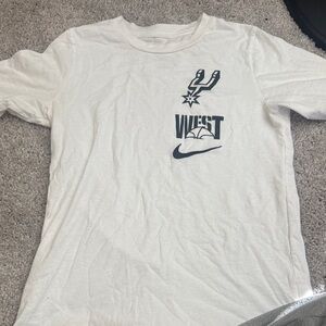 Nike White and Black Graphic Men's Tee
